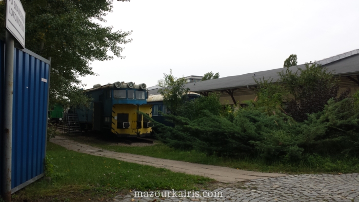 夏のワルシャワ鉄道博物館