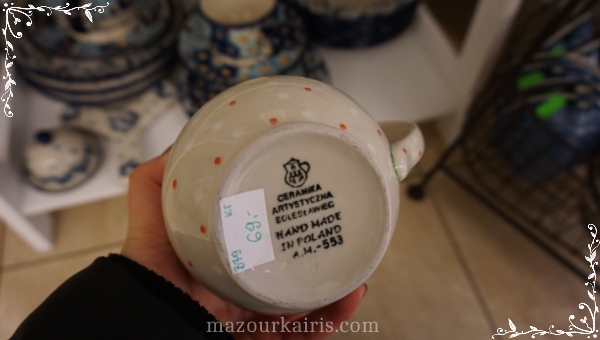 ポーランドクラクフボレスワヴィエツ陶器