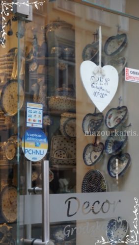 ポーランドクラクフボレスワヴィエツ陶器