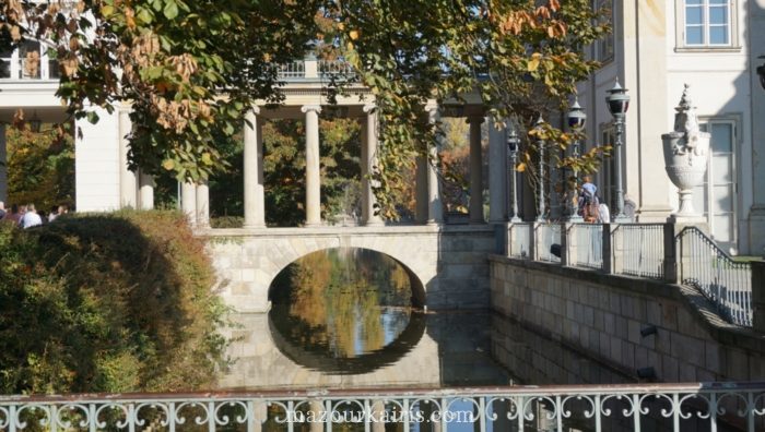 ポーランドワルシャワ黄金の秋の時期ワジェンキ公園