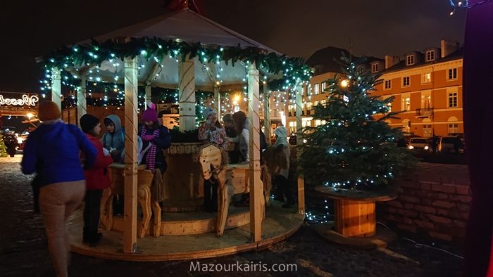 ワルシャワクリスマスマーケットイルミネーション2018旧市街
