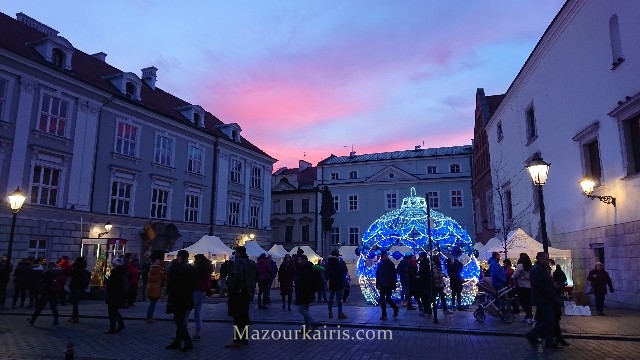 クラクフのクリスマスマーケット2020