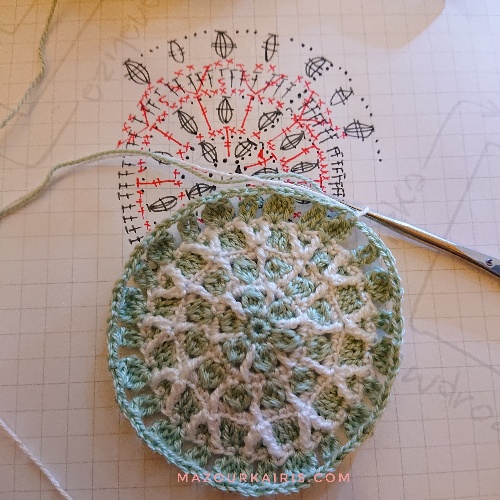 ドイリー無料編み図free-crochet-diagram-mint