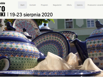 ボレスワヴィエツ陶器祭り2020ポーリッシュポッタリーフェスティバル