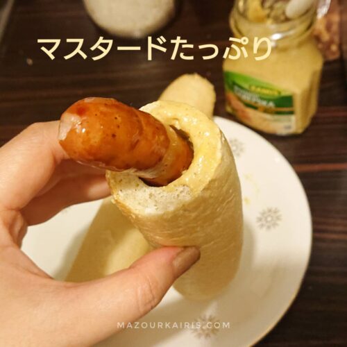 ポーランドのコンビニホットドッグ