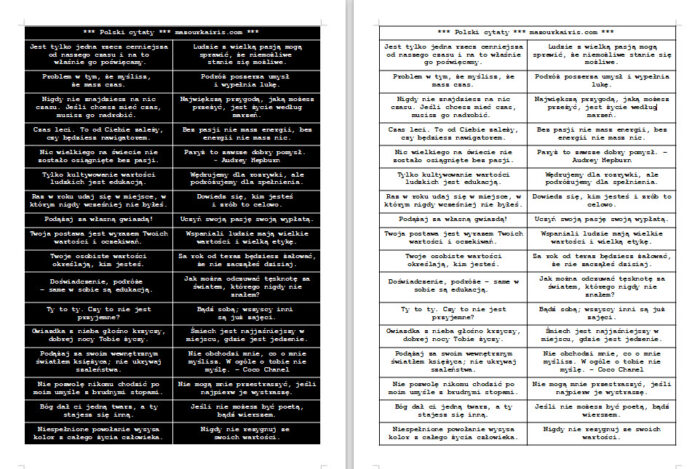 ポーランド語polish-good-quote-sheets-for-collage