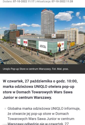 ユニクロポーランドワルシャワ観光美術館セントラル中央駅