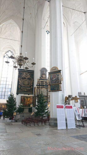 聖マリア教会グダンスク観光日帰り旅行ポーランドのクリスマスマーケット2022年冬081
