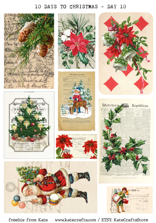 christmas-collage-freebie-sheets-from-katie-印刷無料クリスマスコラージュシート
