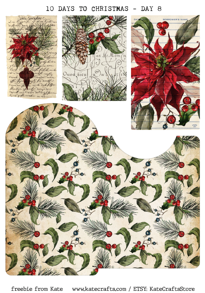 christmas-collage-freebie-sheets-from-katie-印刷無料クリスマスコラージュシート