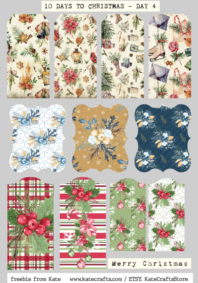 christmas-collage-freebie-sheets-from-katie-印刷無料クリスマスコラージュシート