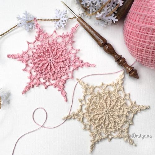 snowflake01crochetdiagram雪の結晶編み図