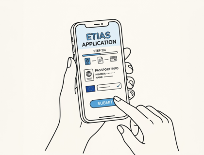 ETIAS公式サイトエティアスヨーロッパ旅行オンライン事前申請の仕方対象国